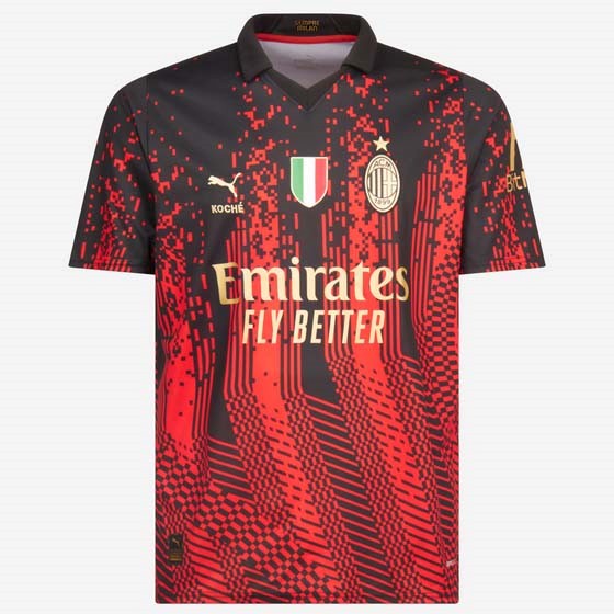 Tailandia Camiseta AC Milan 4th 2022 2023 Rojo